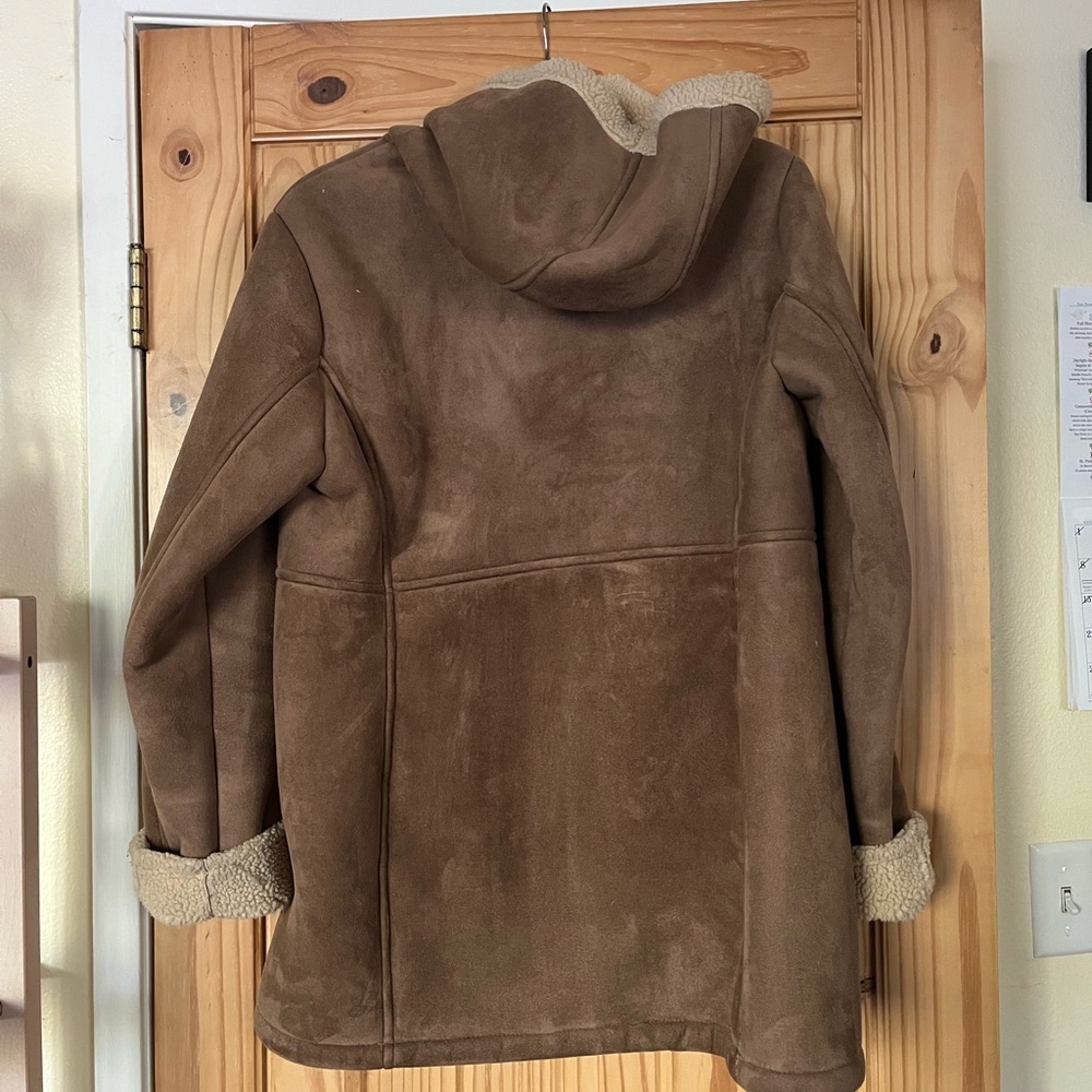 Brown Shearling Jacket - Picture 3 of 6